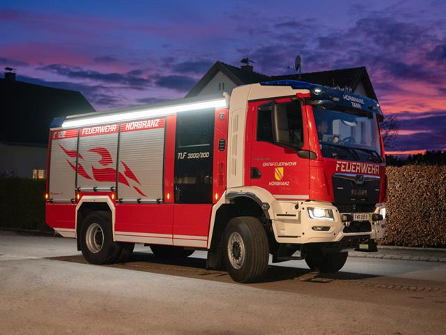 Neues Einsatzfahrzeug Feuerwehr Hörbranz (03.2024)