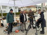 Reparaturcafé Leiblachtal: Fahrrad-Check beim Wochenmarkt (16.03.2024)