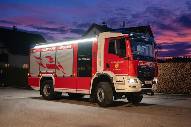 Neues Einsatzfahrzeug Feuerwehr Hörbranz (03.2024)